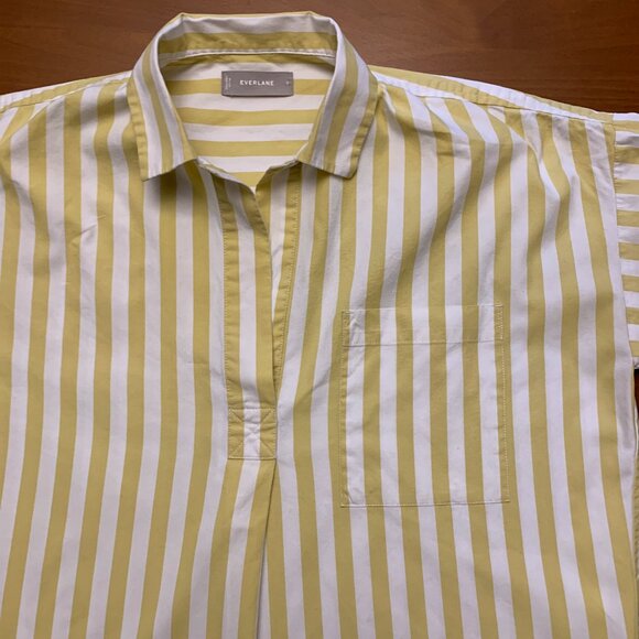 Oversized cropped Everlane popover - Picture 3 of 9